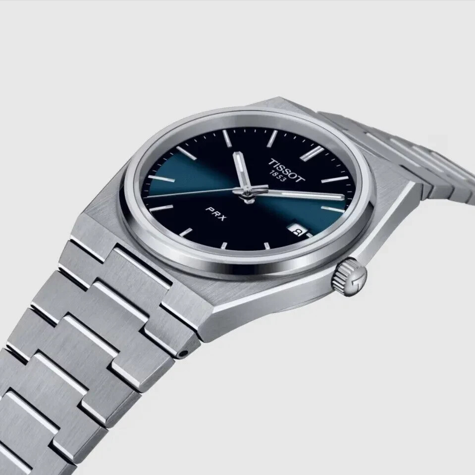 latest New Tissot PRX Quartz Blue Dial Men’s 40mm Watch T137.410.11.041.00