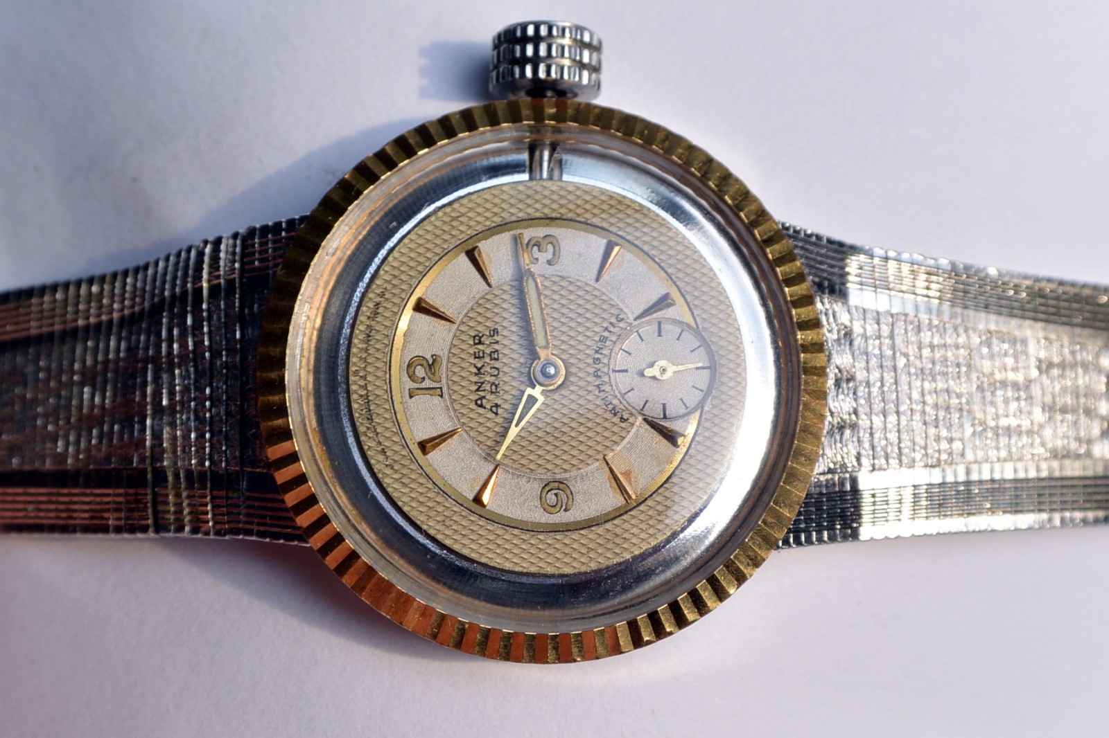 Unique Anker custom mechanical watch, Eppler 2 Cal. 1950s