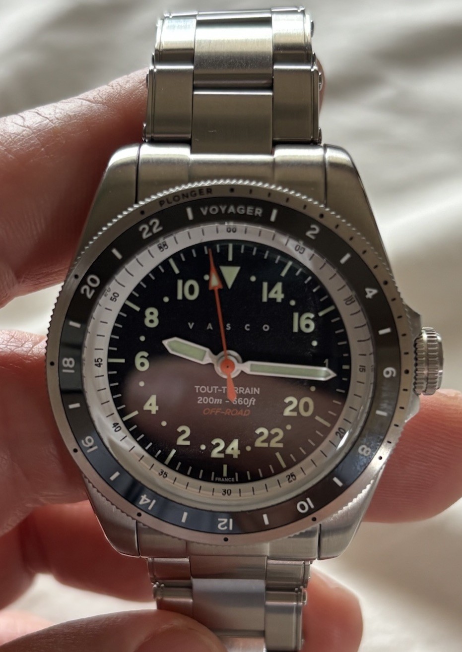 RARE Vasco Offroad x Cayenne 39mm Stainless Steel Watch 8 of 10 Total