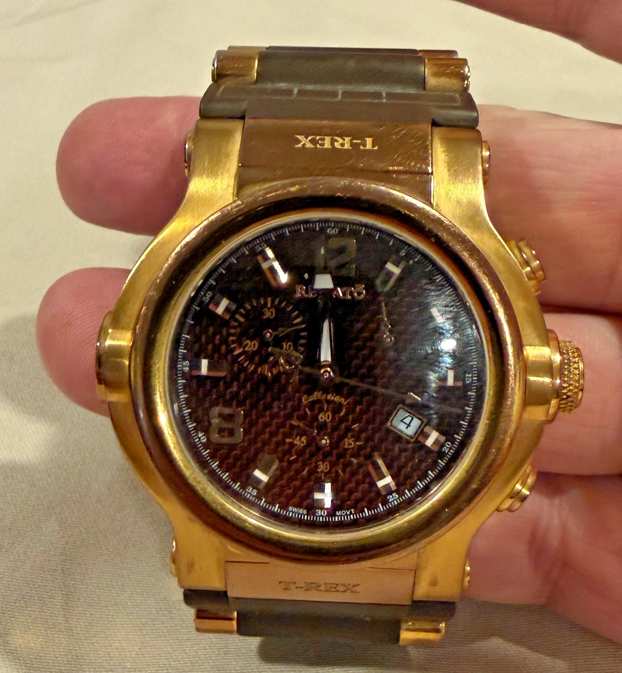 Renato Calleziani Chronograph “T REX” Men’s Watch – RARE!