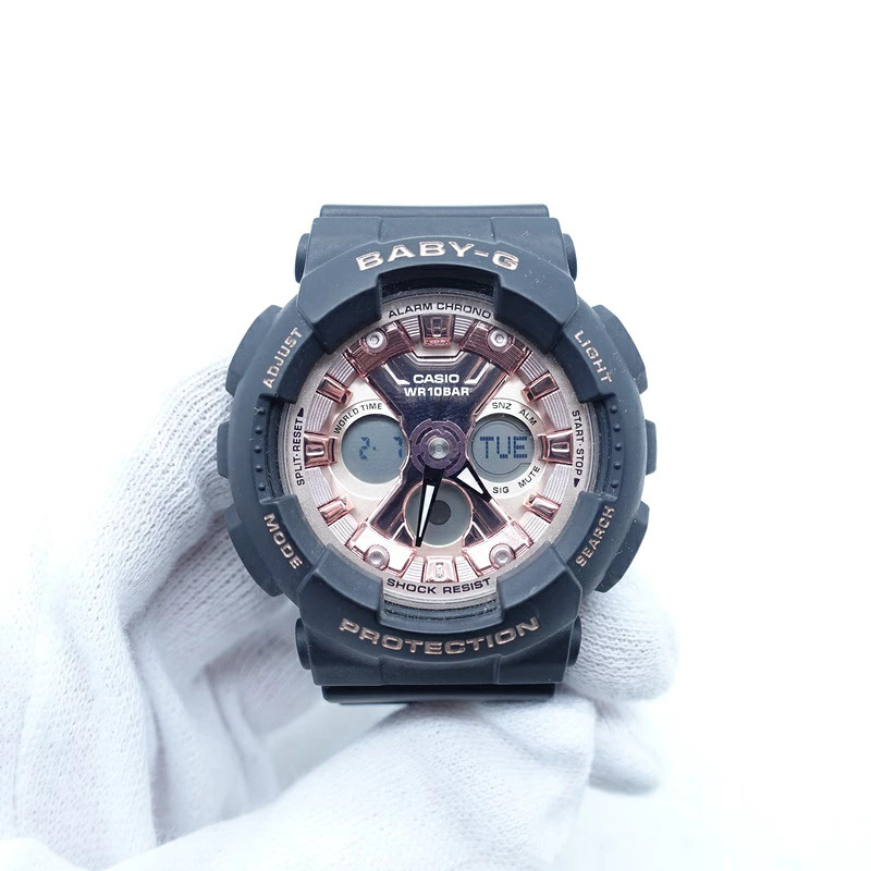 CASIO BA 130 BABY G BLACK PINK Used G Shock Watch from a Renowned