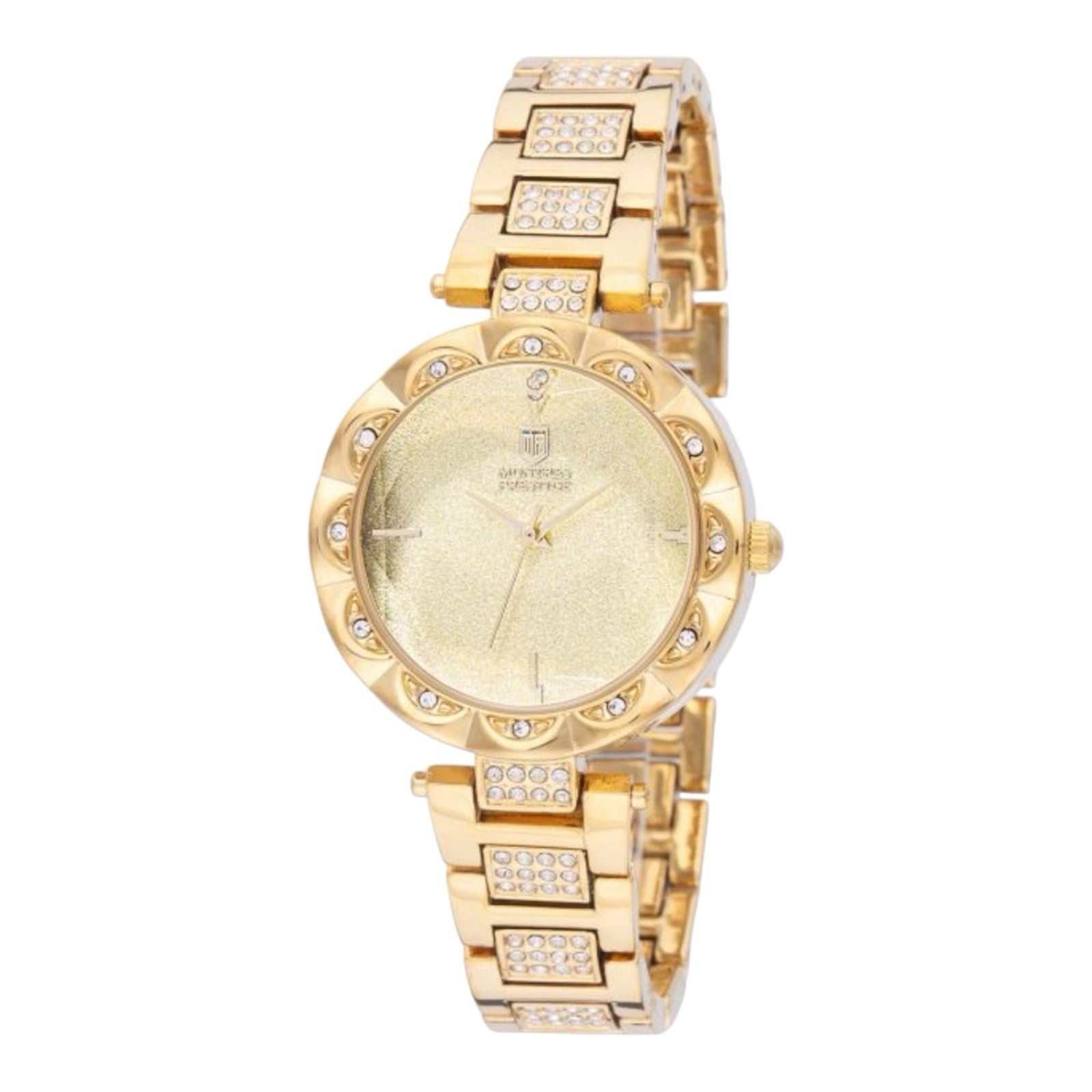 Montres Prestige X Invicta Watch Woman’s Model MPW-0205 Gold Tone NWB