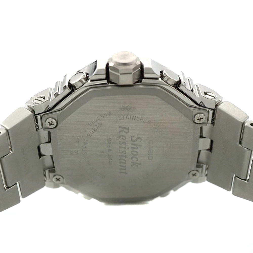 CASIO GMC B2100 2AJF G SHOCK full metal men’s tough solar silver wristwatch