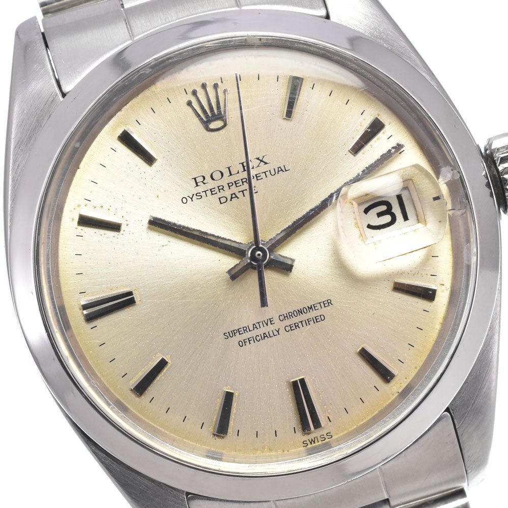 ROLEX Oyster perpetual date 1500 vintage Cal.1560 Automatic Men’s Watch Q#148814
