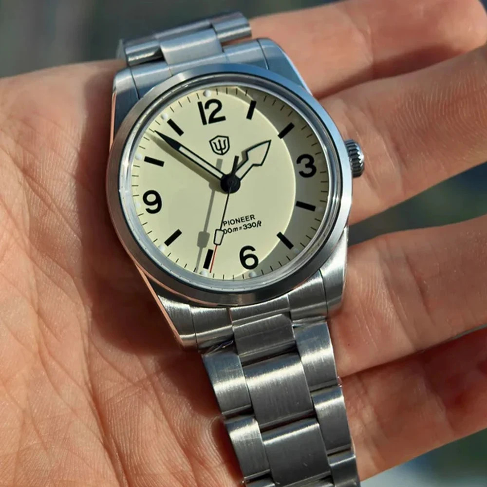 Watchdives WD1960S V2 Watch VH31 Sweep Second 316L Steel Sapphire Crystal 36.5mm