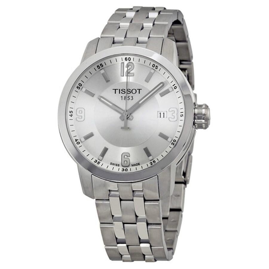 Tissot PRC200 Men’s Swiss Quartz Silver Dial Date Watch Original Band T055410A