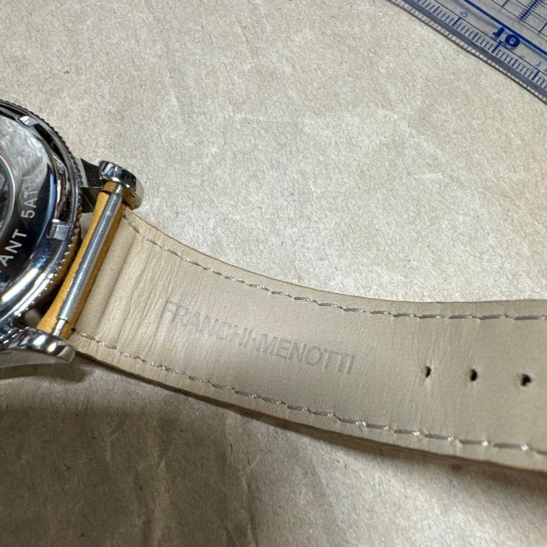 FRANCHI MENOTTI automatic watch black yellow