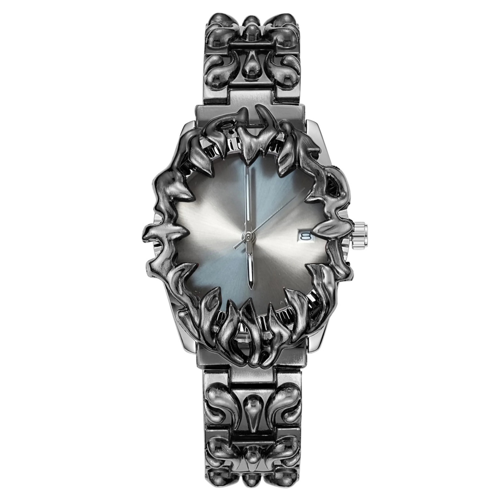 Gothic Claw Medieval Quartz Men’s Watch Stainless Steel Luminous Waterproof NEW
