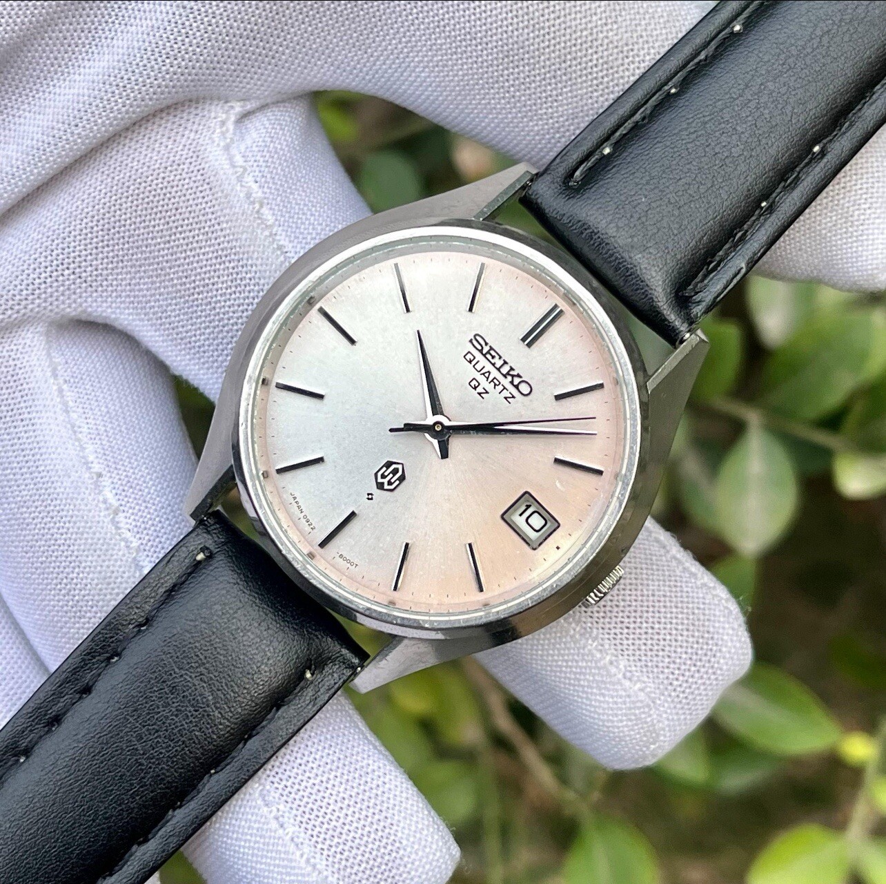Vintage Seiko QZ Patina Dial JDM Dress Formal Japan Men’s Quartz Watch 0922-8000