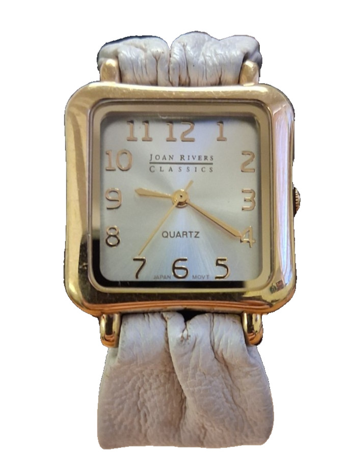 JOAN RIVERS CLASSICS STUNNING QUARTZ WRISTWATCH 377 ELEGANT LADIES WATCH