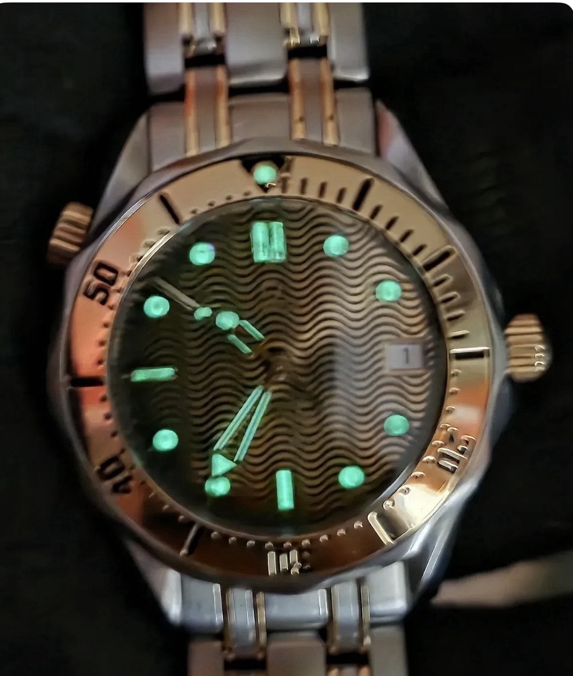 Omega seasmaster 300 36mm Champagne Dial
