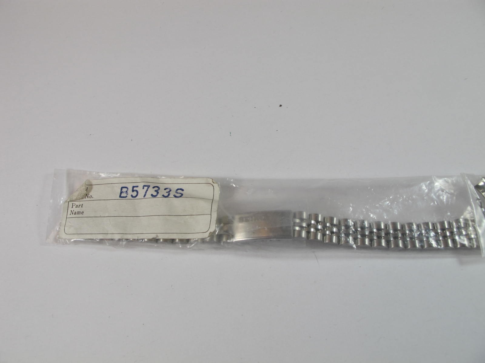 Seiko 4206-0519 band b5733s old stock steel watch band ladies 13mm curved ends