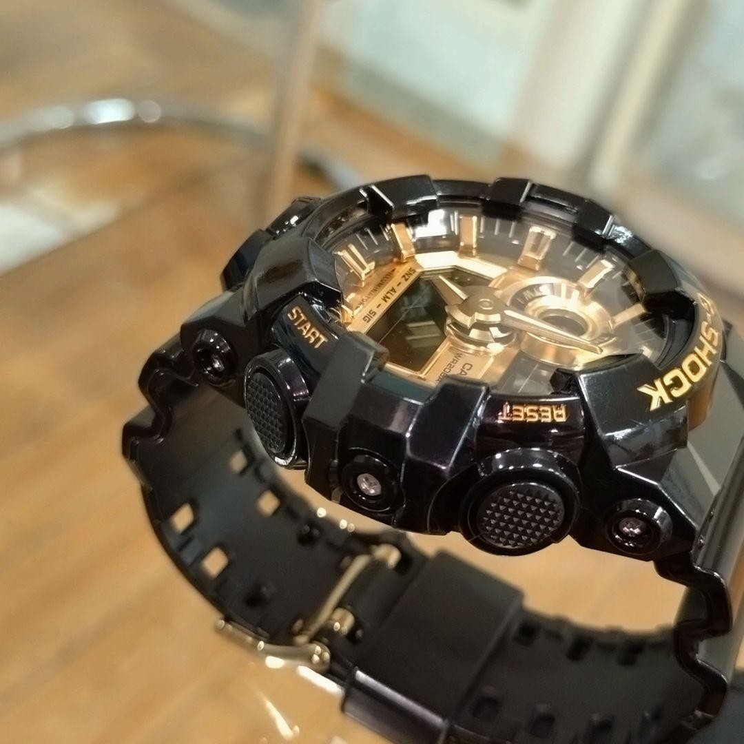 CASIO G-SHOCK GA-710GB Black & Gold 【USED】