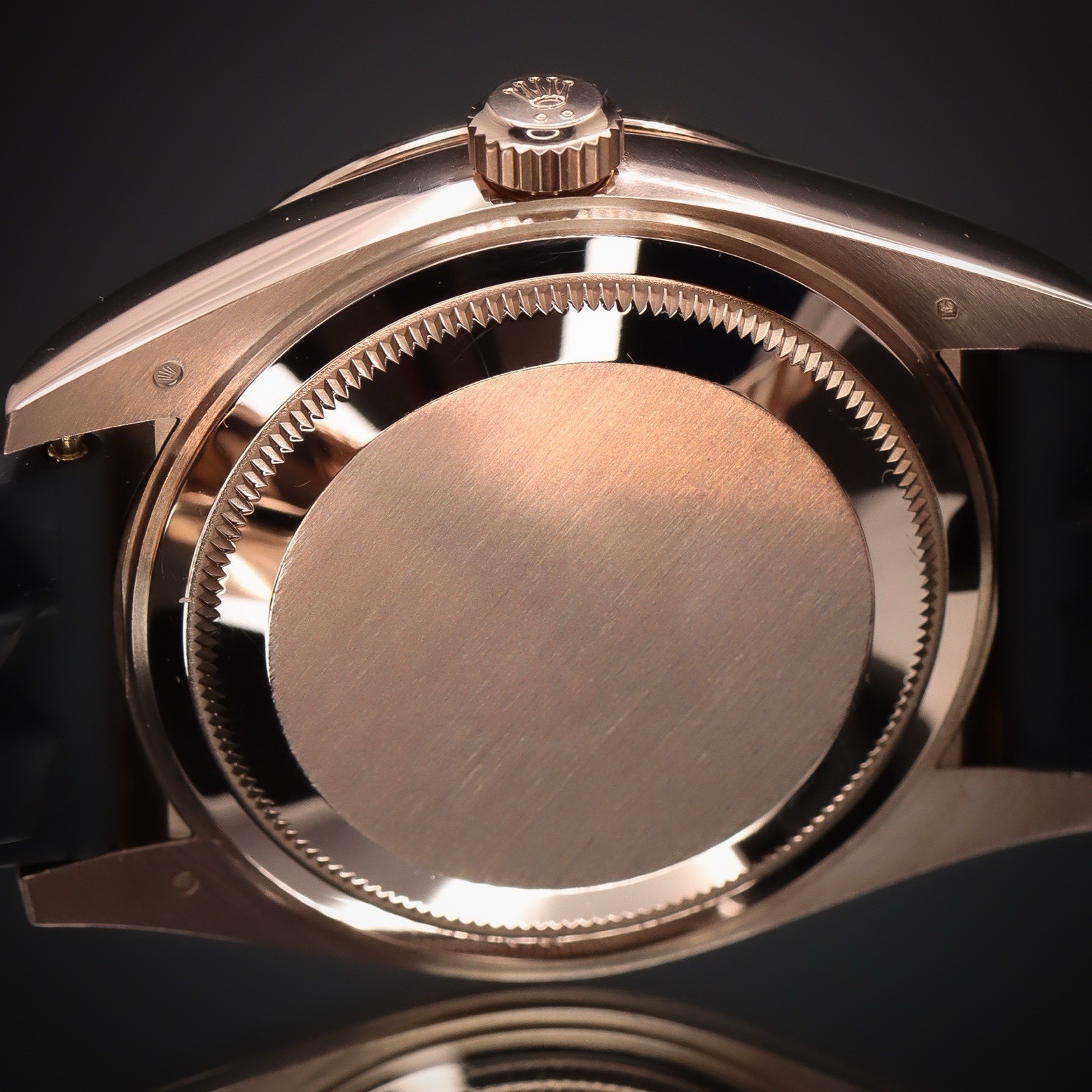 ROLEX Sky-Dweller “Slate” 18k Everose Gold & Oysterflex | 326235 | Full Set