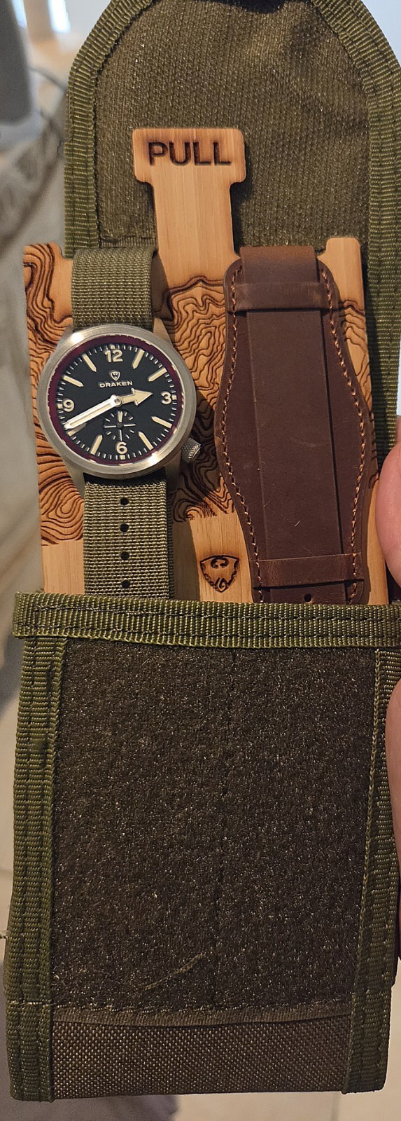 Draken Aorkai Red Bar Limited Edition Field Watch