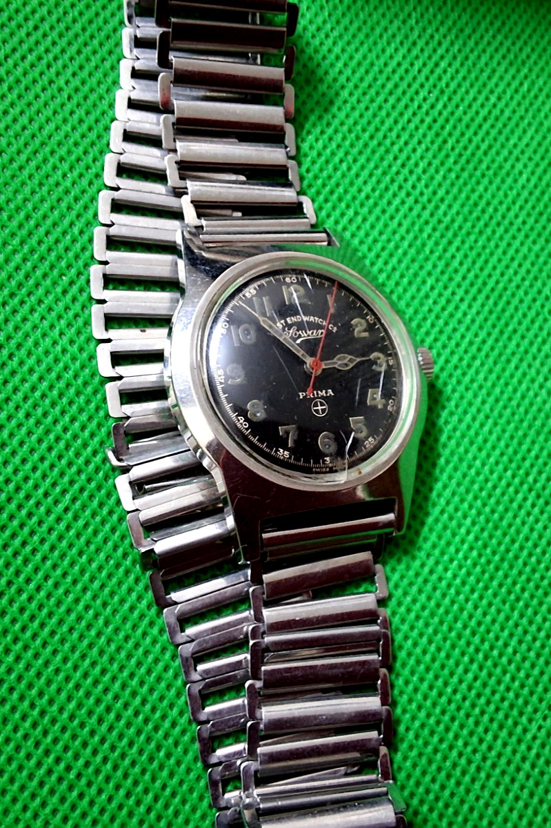 Vintage West End Sowar Prima Manual wind 17 jewels Wrist Watch 36 mm Swiss Made.