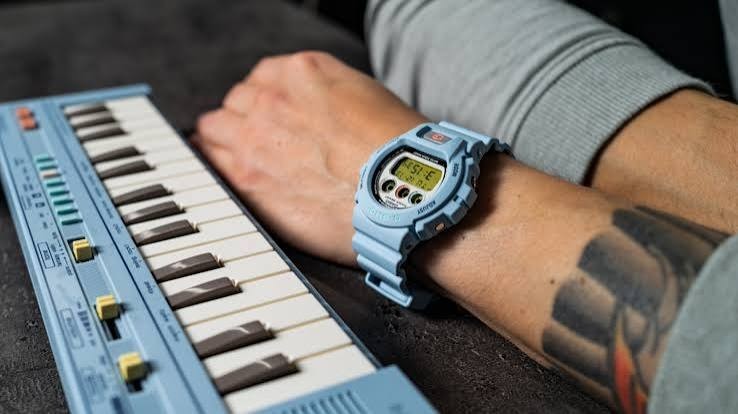 Casio G-Shock x John Mayer x Hodinkee x2 WHITE & BLUE