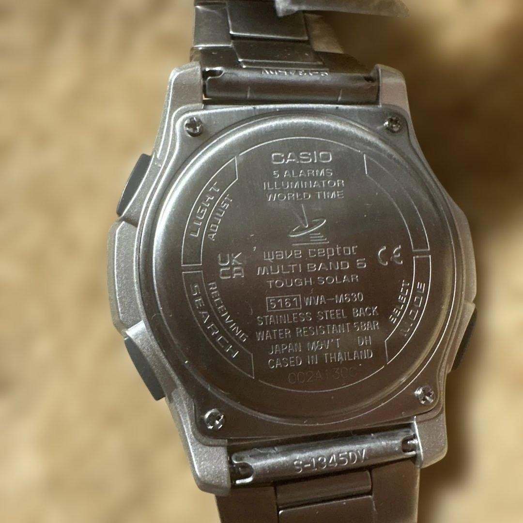 CASIO Wave Ceptor WVA-M630 Radio-Controlled Solar Watch