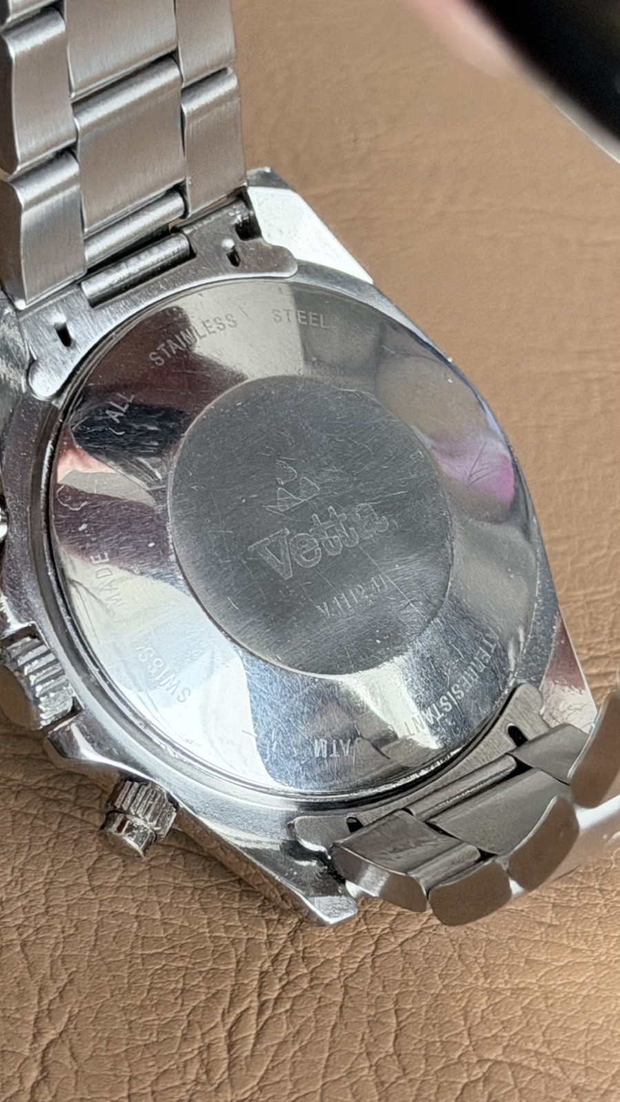 Top Chronograph Automatic 40mm Black Panda Steel Swiss Made Box Original