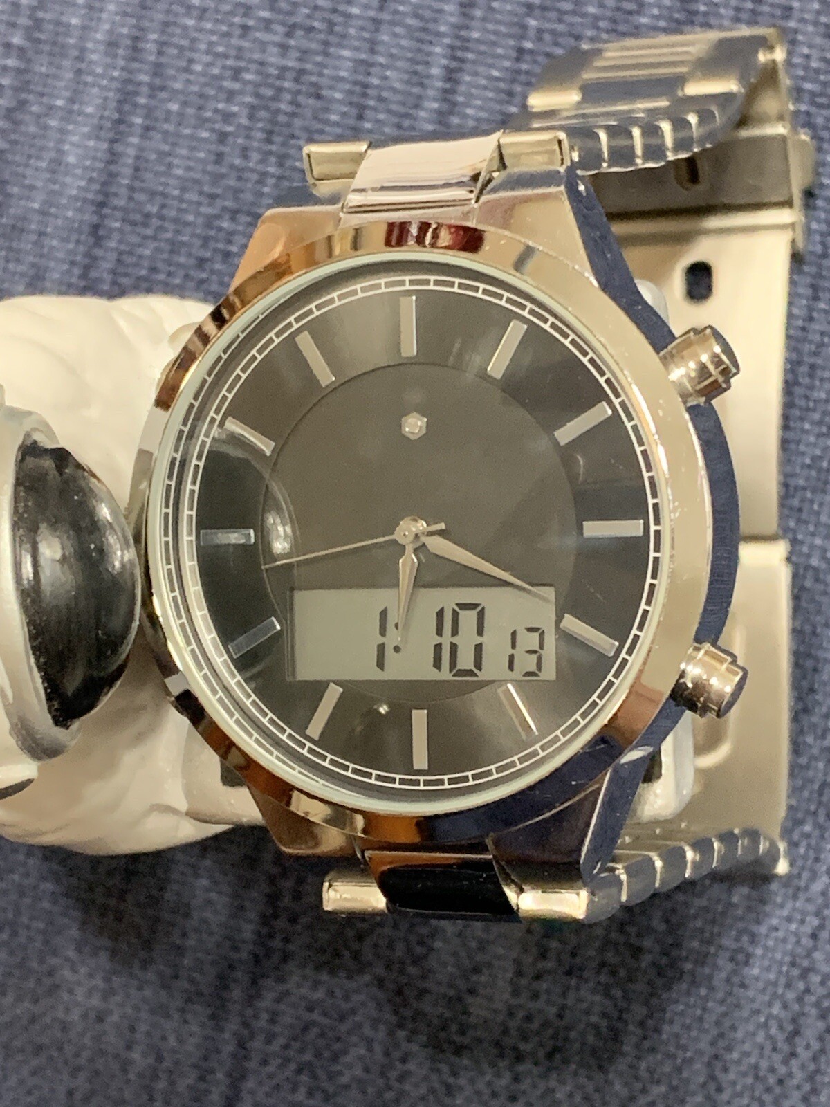 The Bradford Exchange Men’s Watch Analog+Digital* 43mm Left Handed Watch