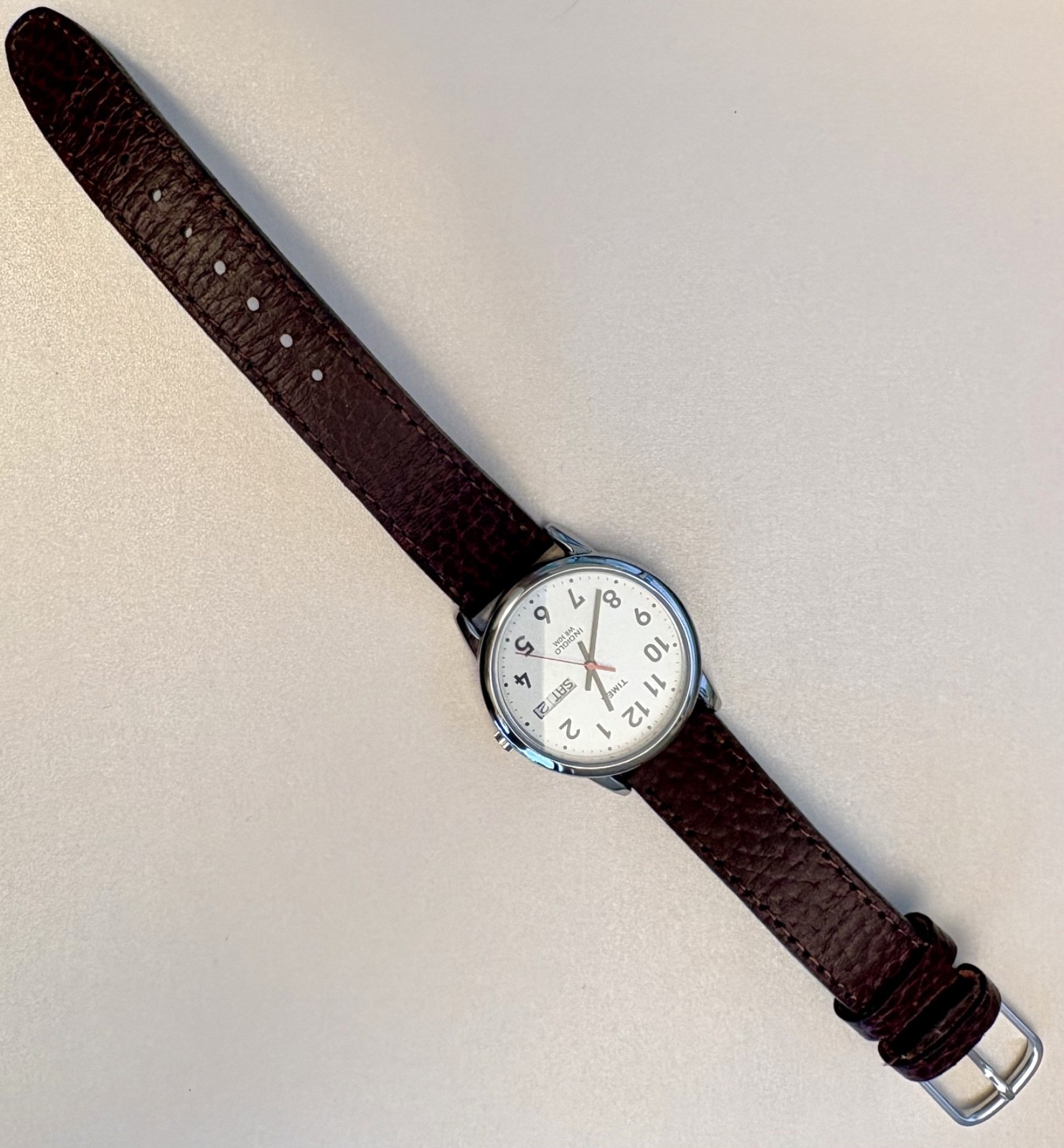 Timex Men’s Quartz, Easy Reader, Indigo, Day-Date