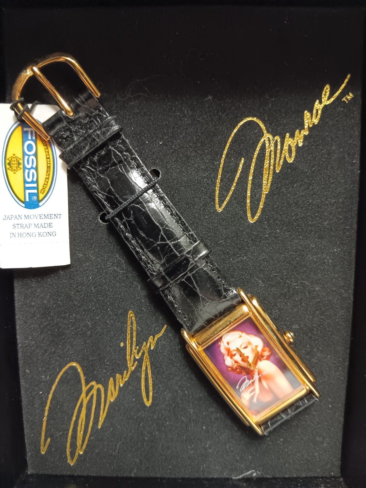 Limted Edition Marilyn Monroe Fossil Watch Postage Stamp Design 2,305/20,000
