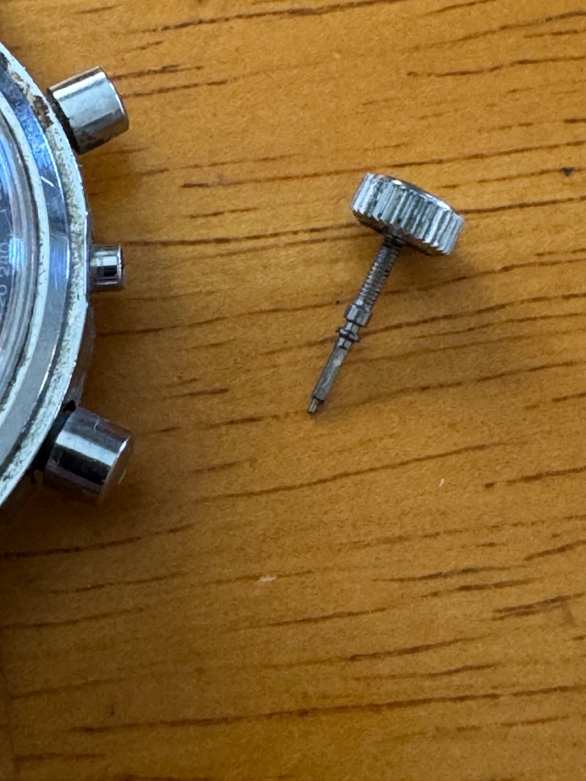 VINTAGE VULCAIN “BLUE PANDA” 1376 CHRONOGRAPH – VALJOUX 7733 -BLUE DIAL -REPAIR