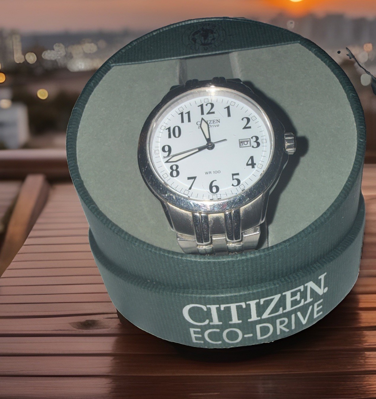 Citizen Eco Drive E111-S070015 Wristwatch GN-4W-S Japan Need Battery FREE RETURN