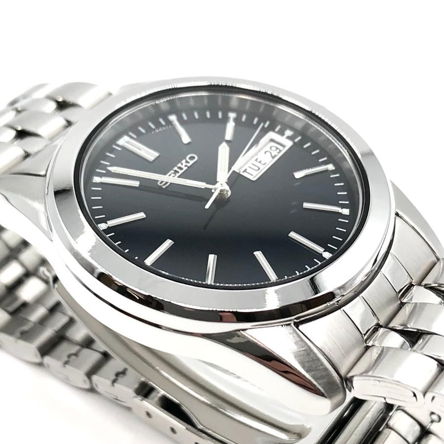 SEIKO SCXC013 Classic Silver Steel Quartz Men’s Watch Day Date Lumibrite New Box