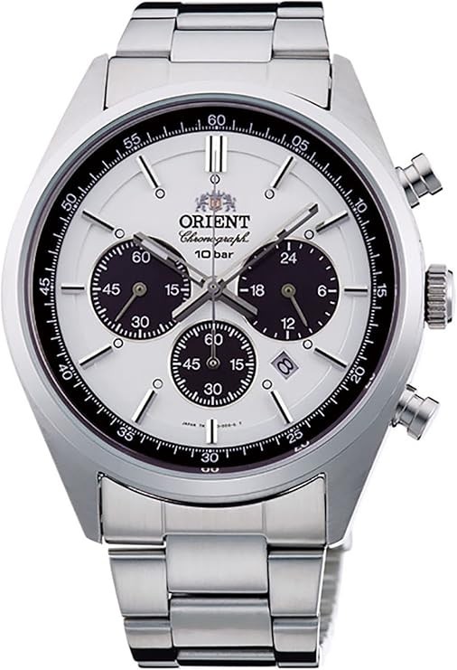 ORIENT NEO 70’s SOLAR PANDA WV0041TX Solar Chronograph Men Watch New