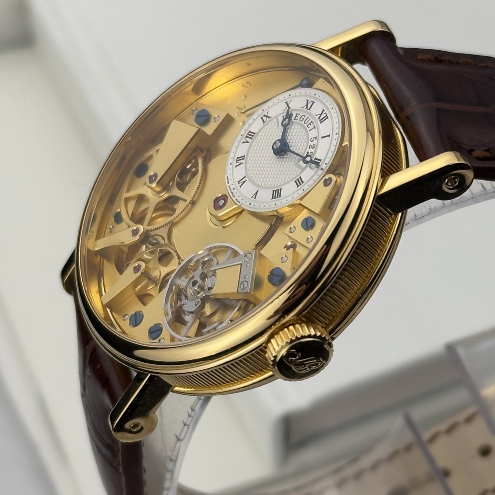 2017 Breguet Tradition 7027BA/11/9V6 Manual Yellow Gold Men’s Watch Box Papers