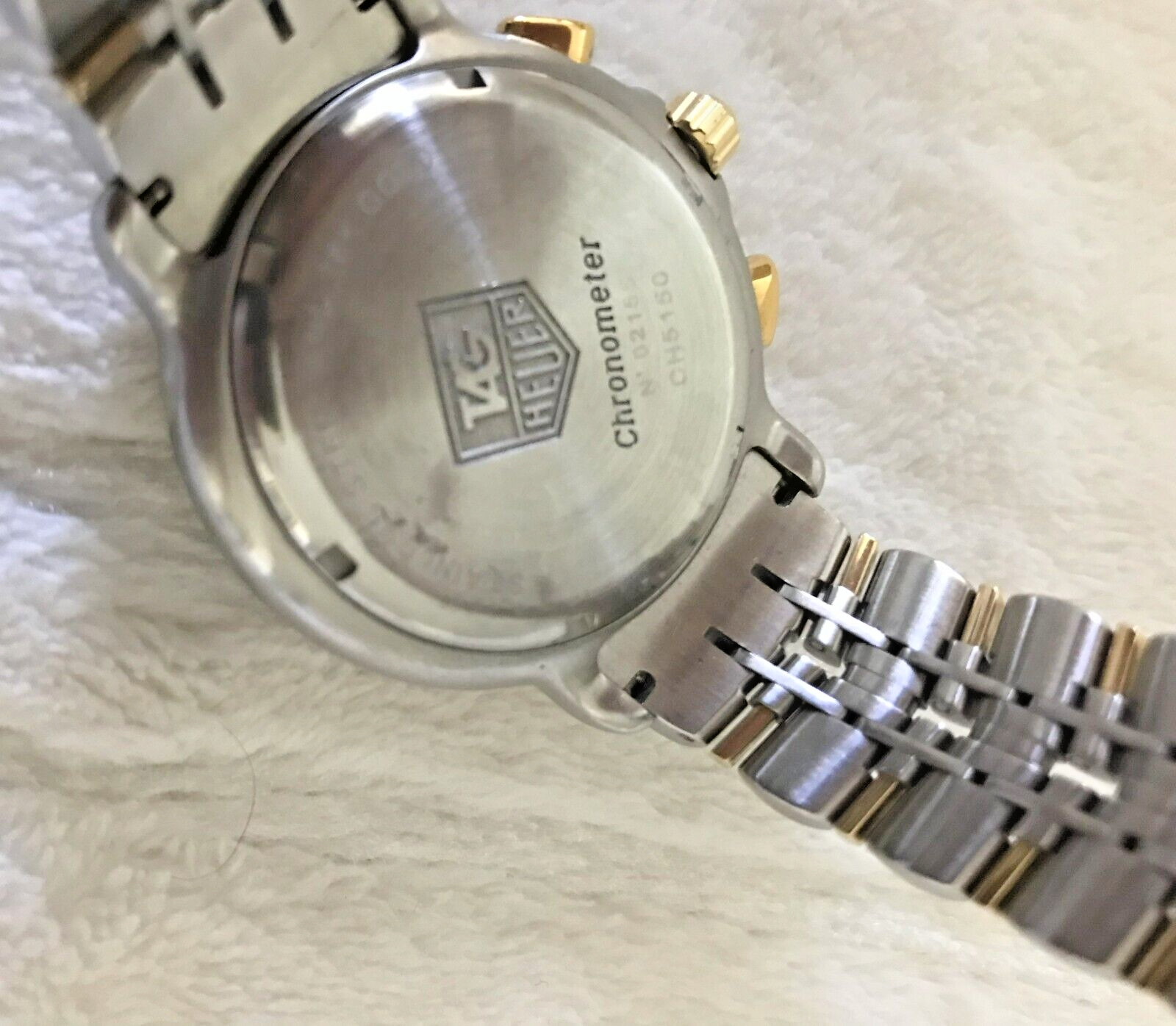 TAG Heuer 6000 SS/18K Gold Automatic Chronograph COSC Mens Unisex CH5150.BD0678