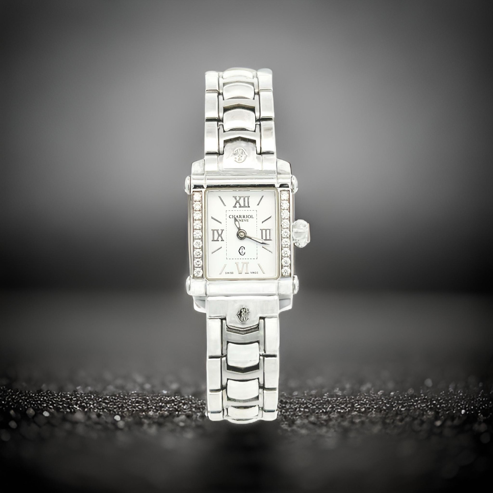 Philippe Charriol Diamond Ladies Wristwatch 6.5″ Stainless Steel 22.8 mm CH1