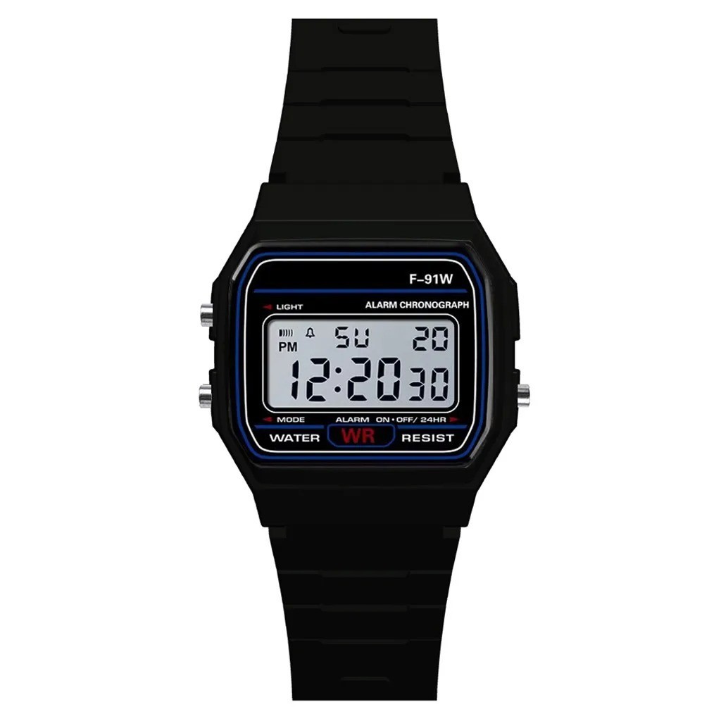 Analog Digital Sport Watch LED Waterproof Military Style Men Women Kids.