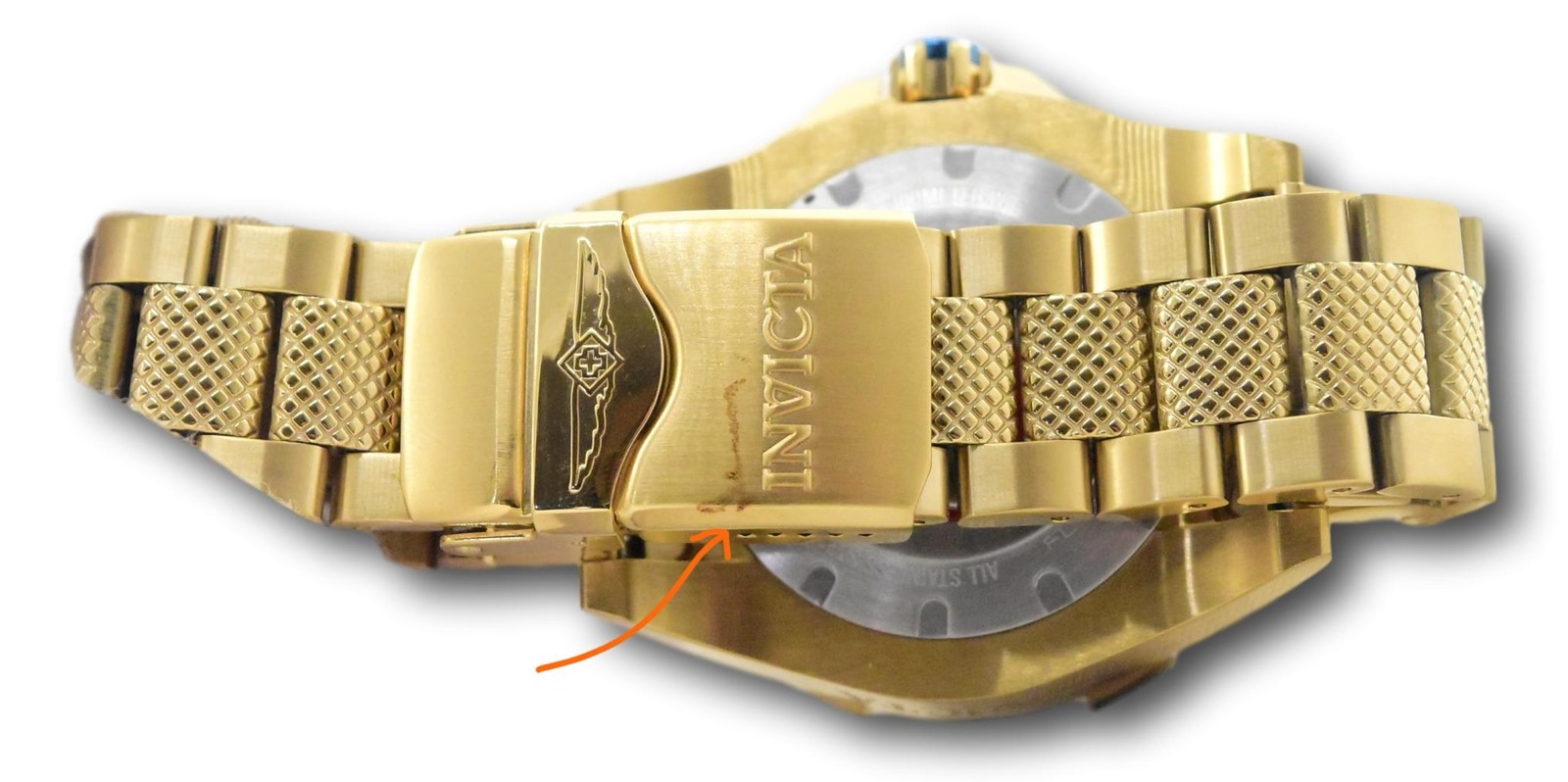 Invicta Marvel Captain America Women’s 44mm Limited Edition Gold Watch 27019