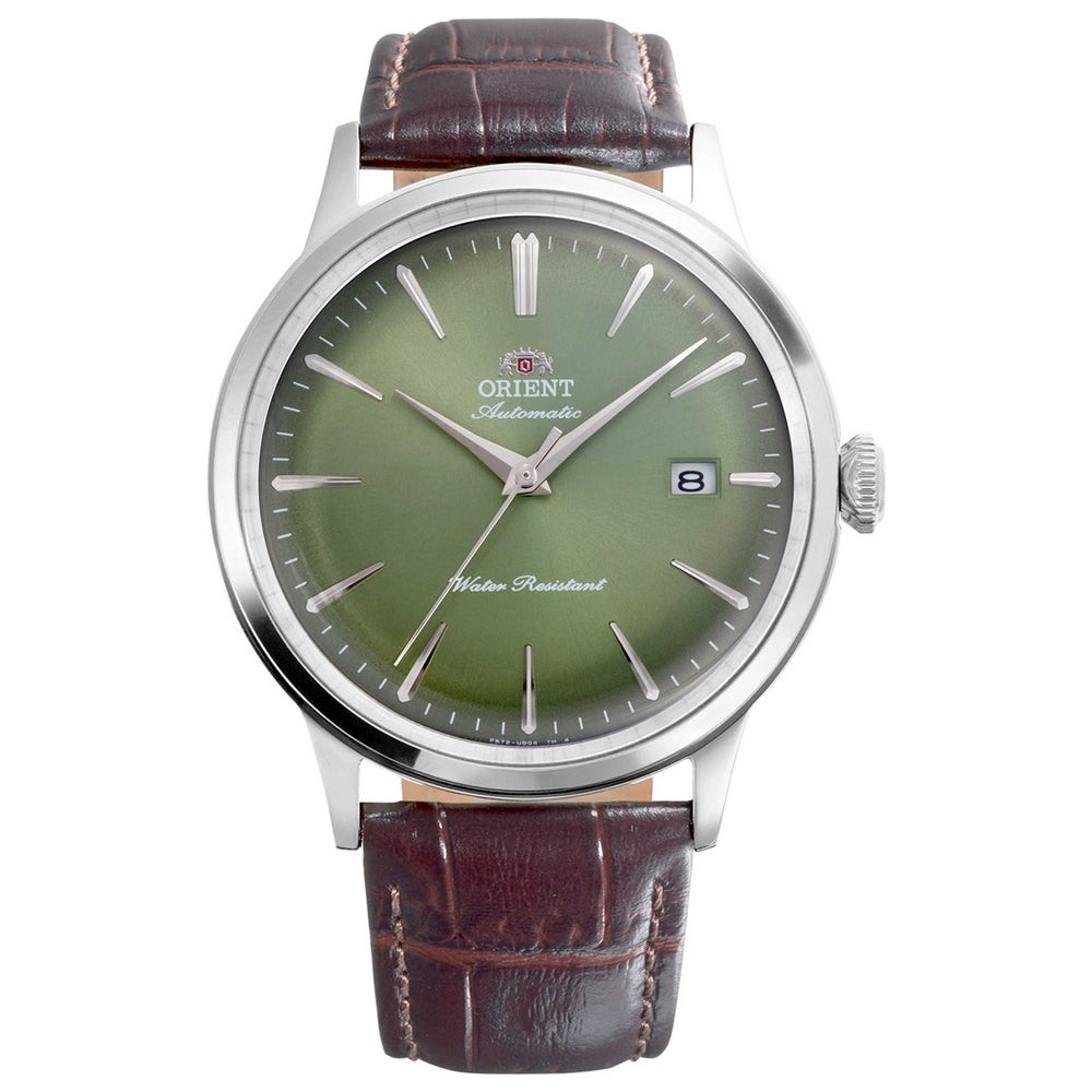 Orient Men’s Bambino Classic Green Dial Automatic 40mm Watch RA-AC0029E