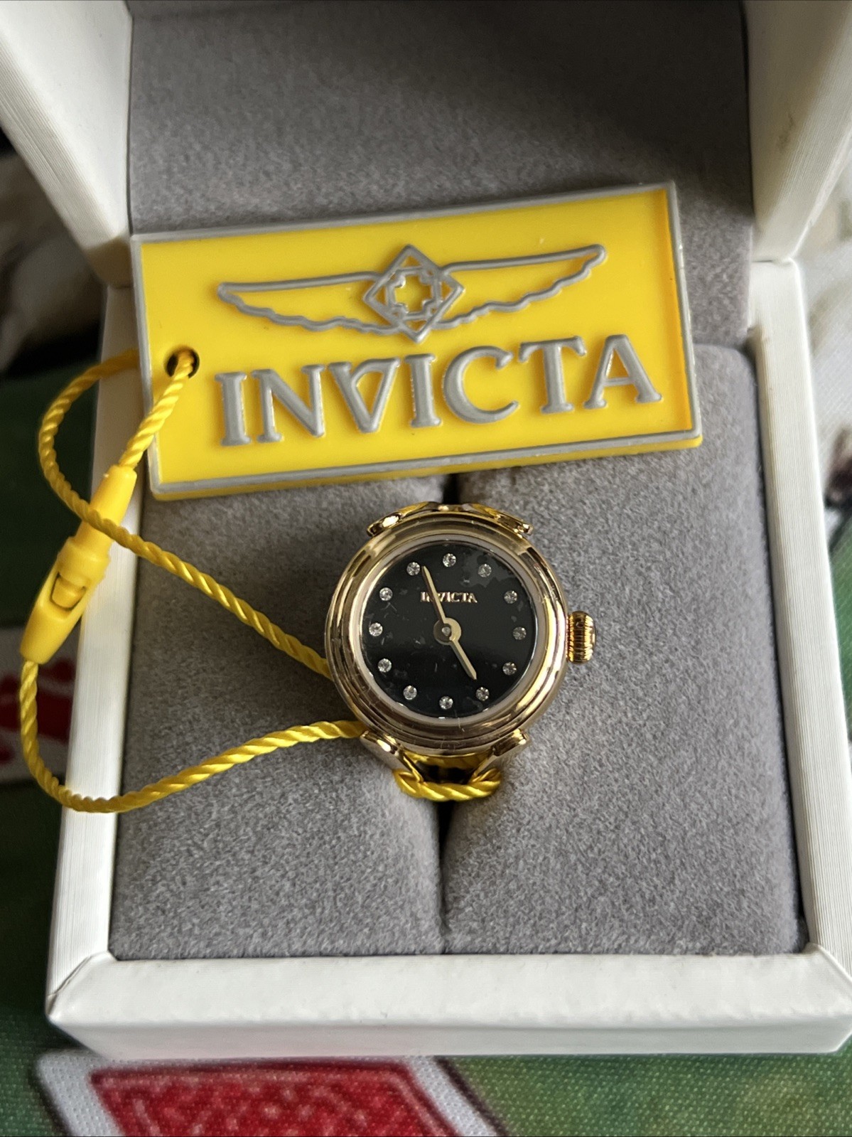Invicta Angel Women’s Ring Watch – 17.5mm, Gold (44482)