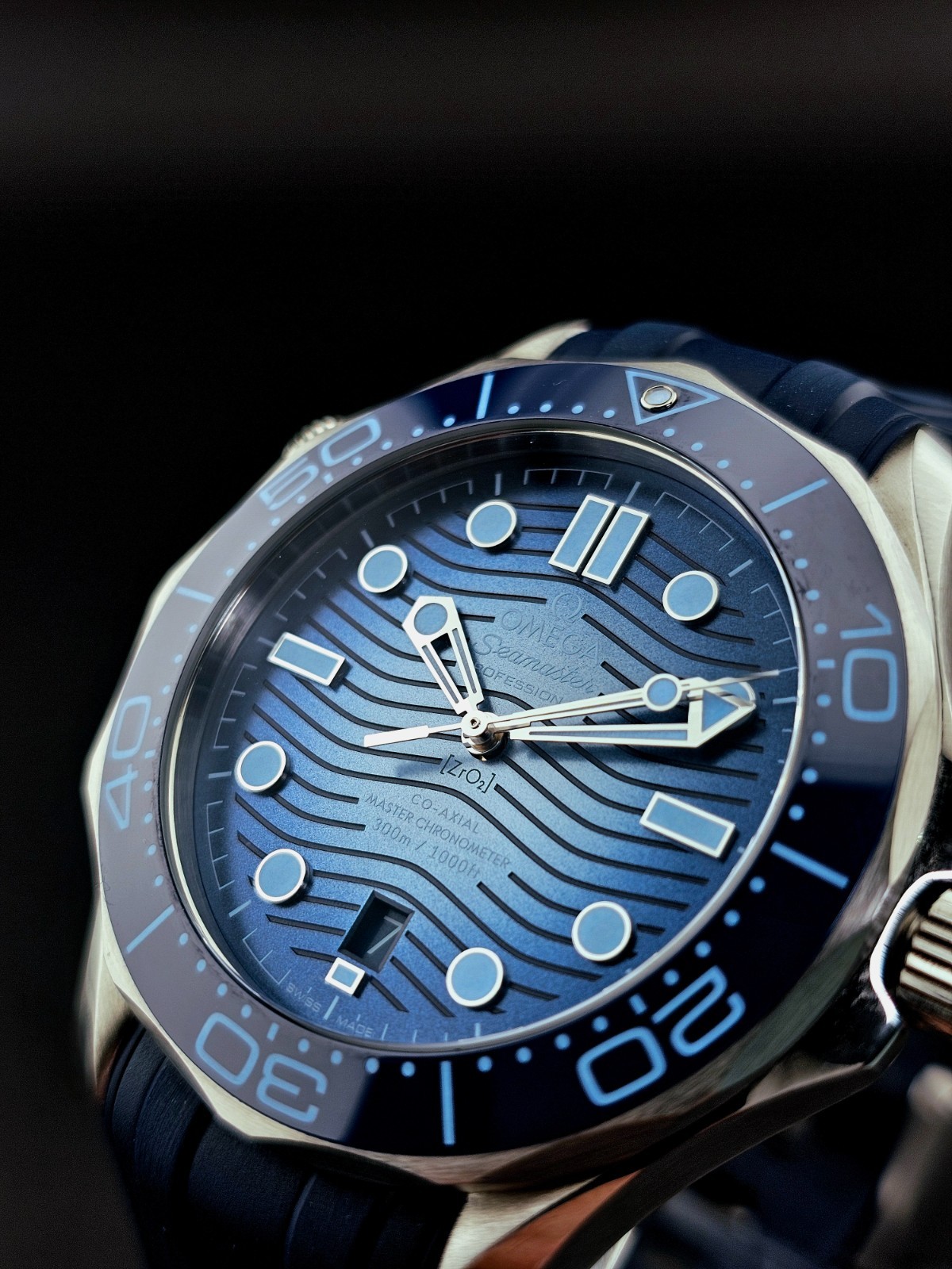 Omega Seamaster 300M 210.32.42.20.03.002 Summer Blue 42mm Full Set