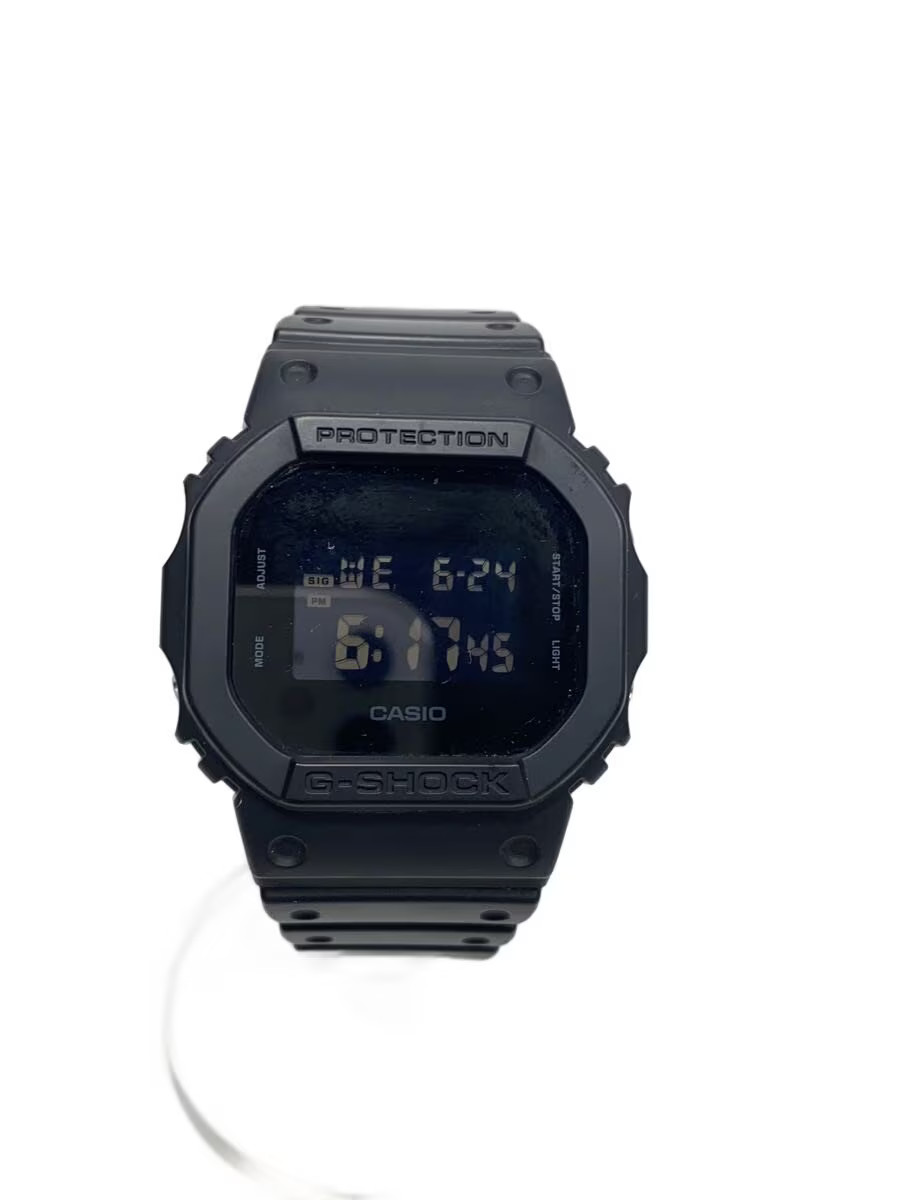 CASIO G SHOCK Watch Digital Rubber BLK BLK DW 5600UBB