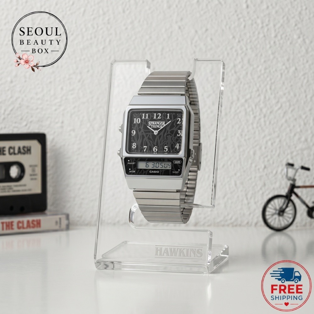 Casio AQ-800EST-1A Stranger Things Collab Vintage Analog Digital Unisex Watch