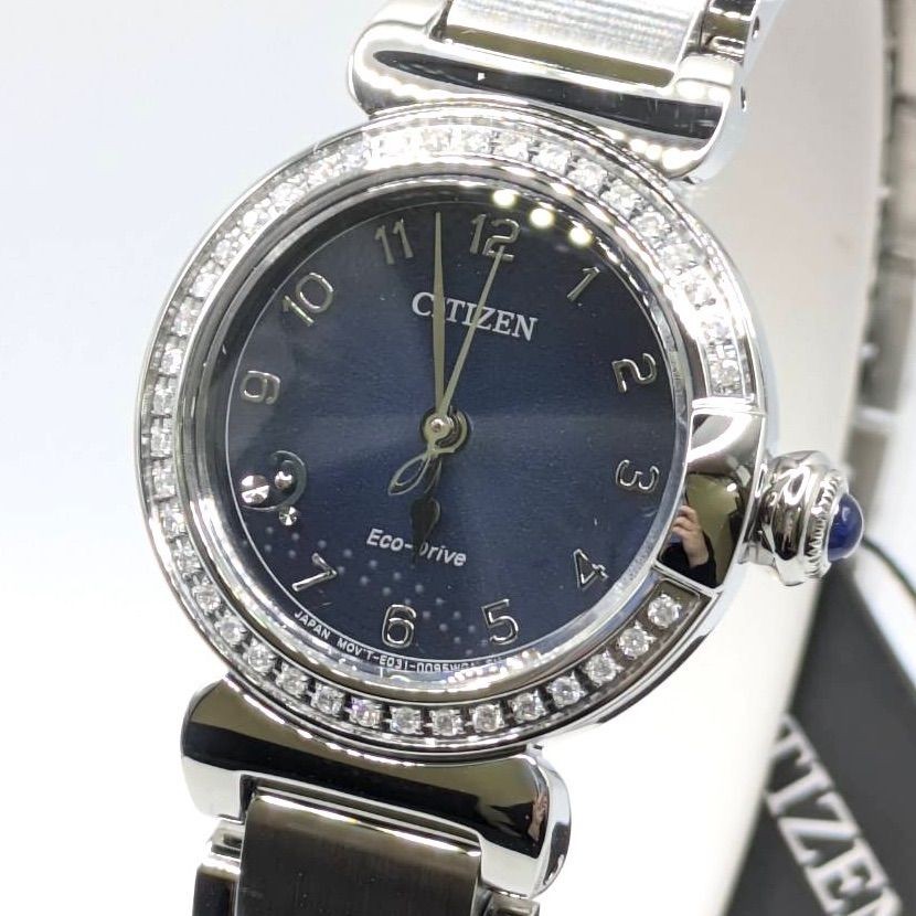 [Mint] Citizen L EM1120-87L Eco-Drive Diamond Ladies Watch From Japan