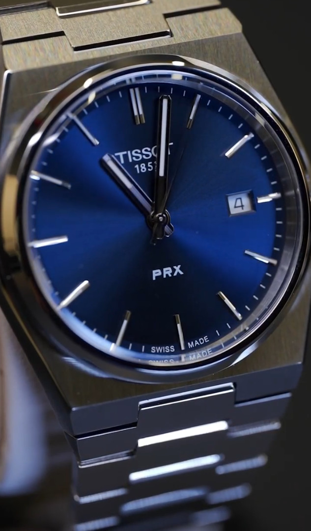 New Tissot PRX Blue Dial Quartz 40mm Mens Watch T1374101104100