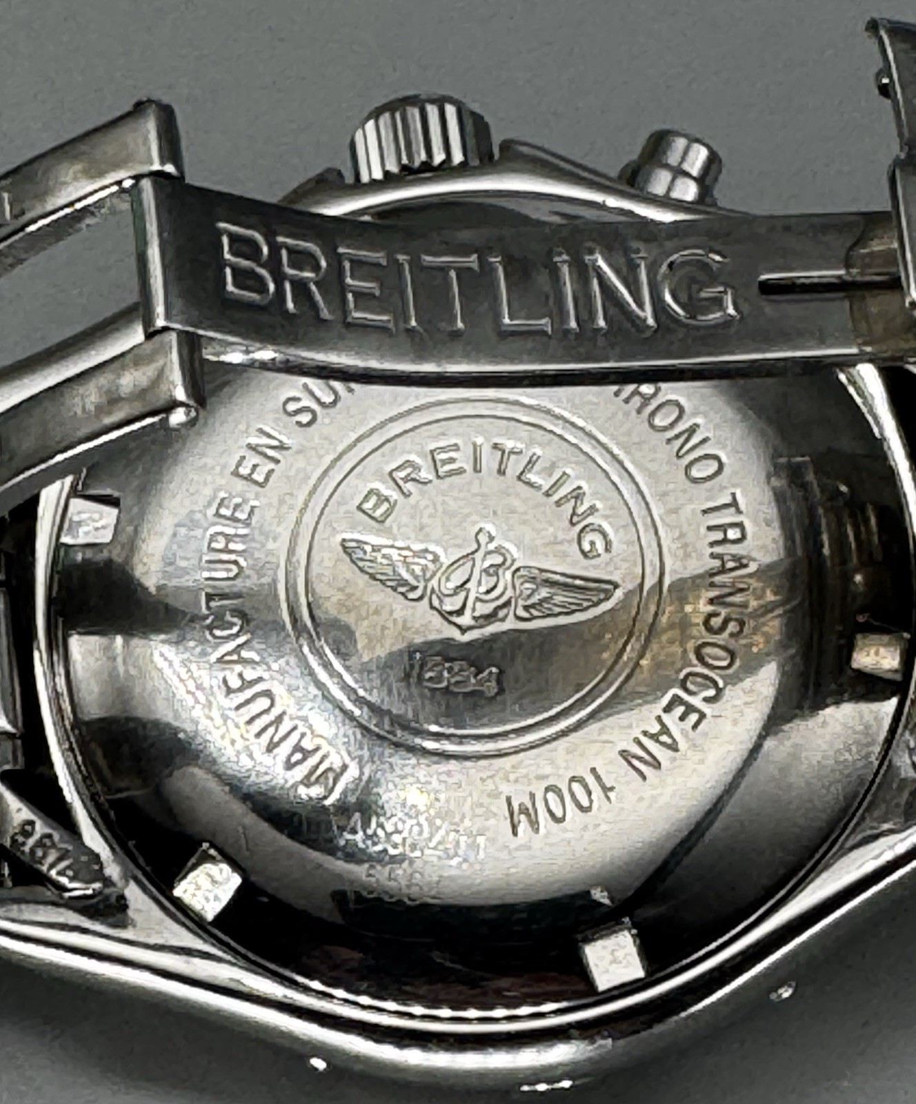 Breitling- Celebrity Chris Janson owned-41mm Men’s Transocean Chronograph-A53340