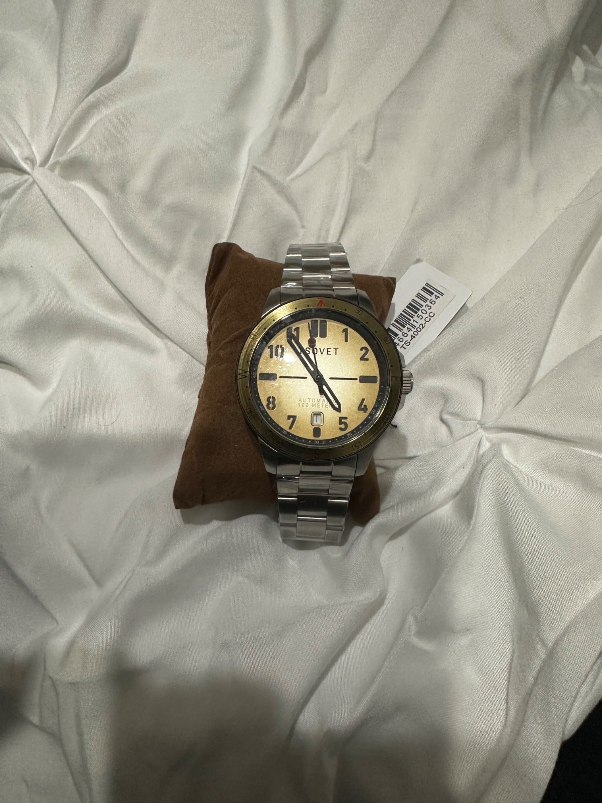 TSOVET SPOTLIGHT TS-4002-CC AUTOMATIC MOVEMENT WATER RESISTANT 100M MEN’S WATCH