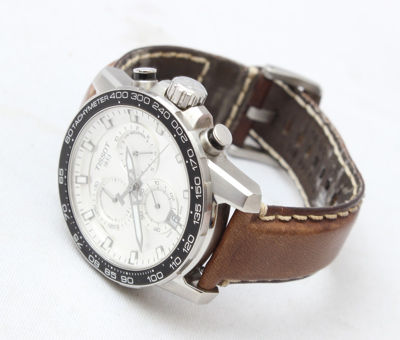 Tissot SuperSport Chronograph 45.5mm White Face Men’s Wrist Watch – T125617A