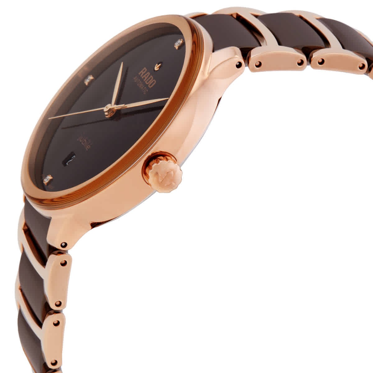 Rado Centrix Diamonds Quartz Brown Dial Unisex Watch R30023712