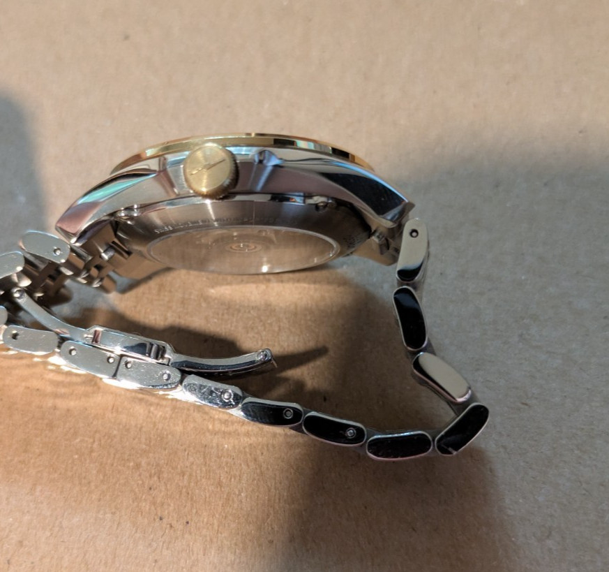 Shinola Circadian Monster Automatic 36mm Watch Two-Tone | Mother of Pearl Dial