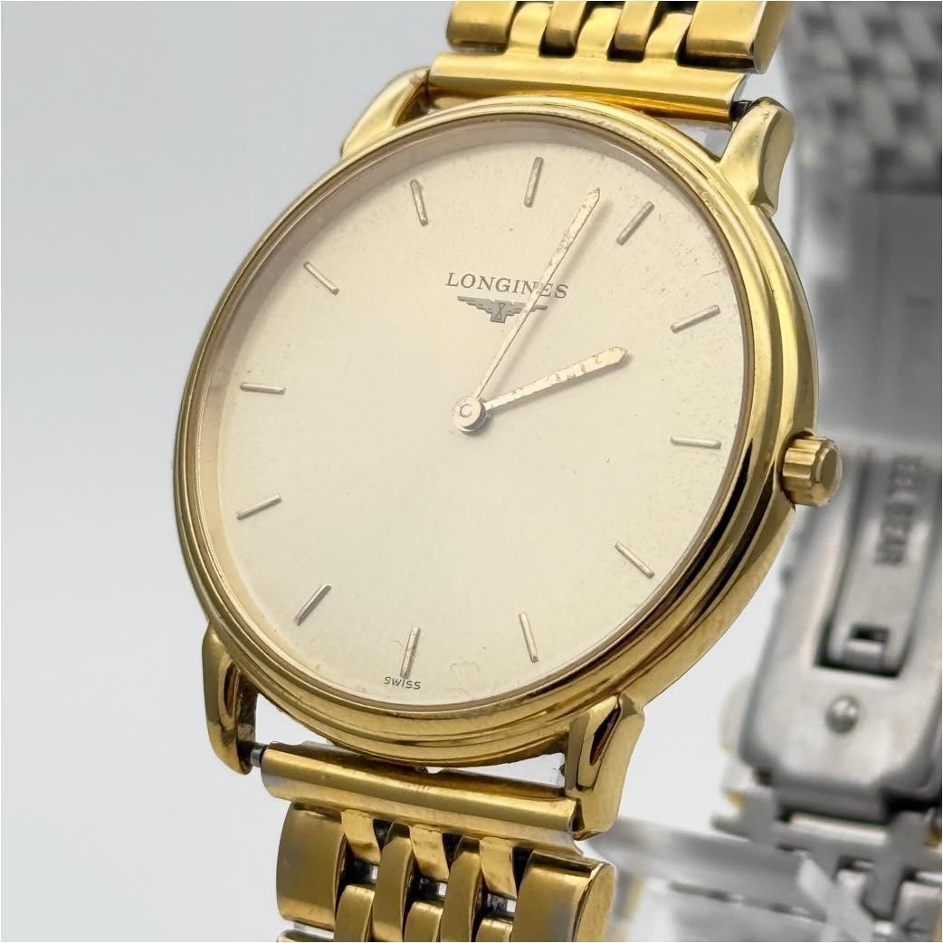 Longines La Grande Classique L4.676.2 Champagne Gold Dial Quartz New Battery Men