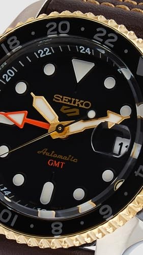 SEIKO 5 Sports GMT SSK036 Automatic Black Brown Dial Watch Japan New Y866848