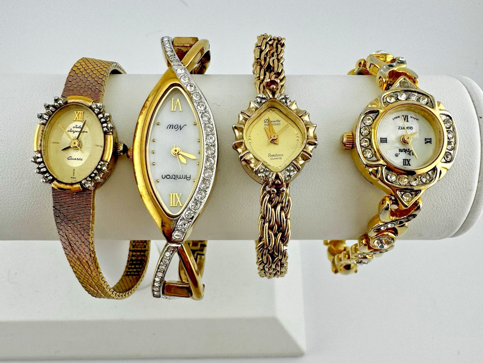 Vintage Ladies Watches PARTS or REPAIR NOT WORKING Deauville Jules Jurgensen